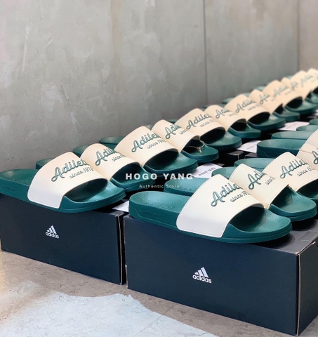 Adidas Adilette Shower Slides Green