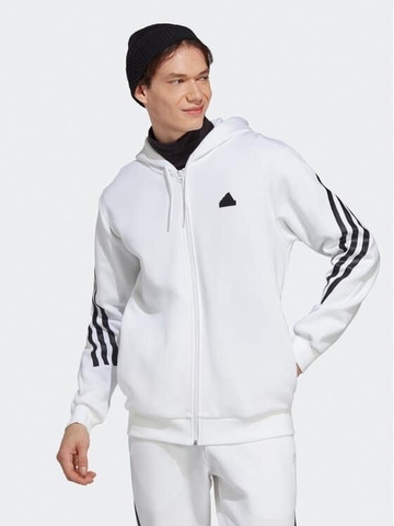 adidas Future Icons 3-Stripes Full-Zip Hoodie - White