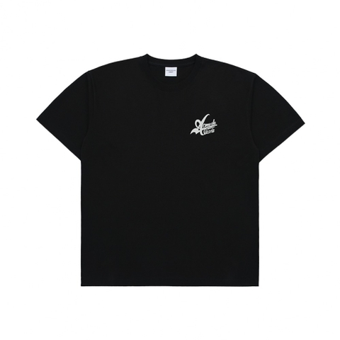 ADLV BIG LOGO 2 PRINTING SHORT SLEEVE T-SHIRT BLACK