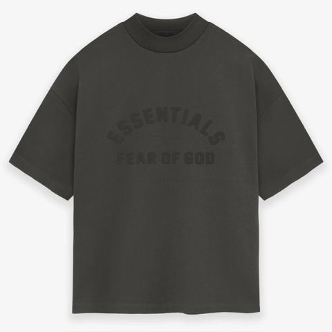 Fear Of God Essentials Heavy Crewneck Tee Ink SS24