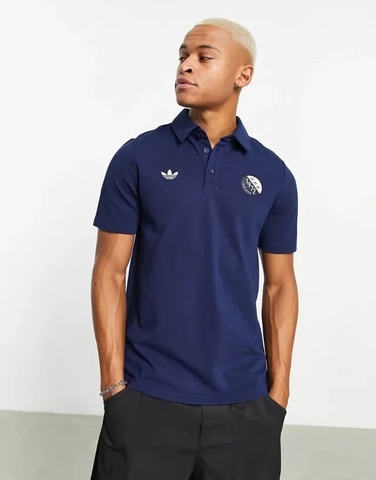 ADIDAS POLO SHIRT BLOKEPOP BLUE IP7171