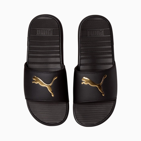 PUMA COOL CAT SPORT SLIDE BLACK/ GOLD