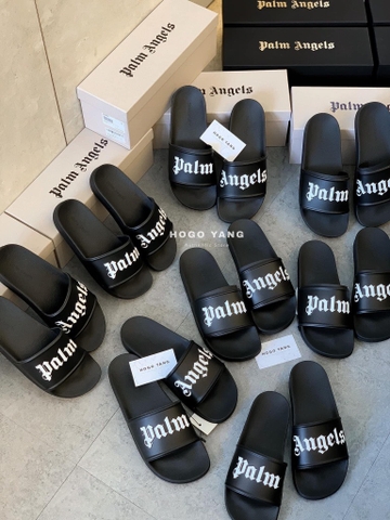 PALM ANGELS LOGO PRINT SLIDES