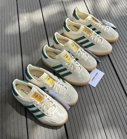 Adidas Gazelle Indoor ''Cream White Collegiate Green'' [IH7502]