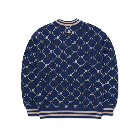 MLB Diamond Monogram Jacquard Overfit Sweatshirt New York Yankees