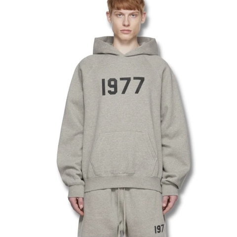 Fear of God Essentials 1977 Hoodie Dark Oatmeal