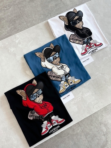 Life Work Short Sleeve Tee LW242TS074 Tshirt Dark Blue