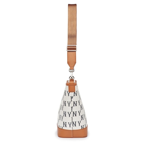 MLB Big Classic Monogram Jacquard New Bucket Bag New York Yankees 3ABML023N-50CRS