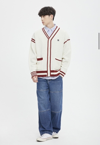 RMTC PREPPY KNIT CARDIGAN OATMEAL