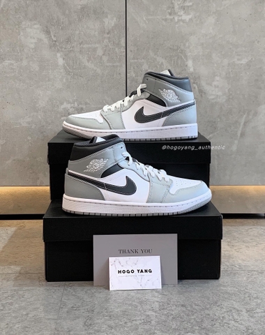 Jordan 1 Mid Light Smoke Grey Anthracite