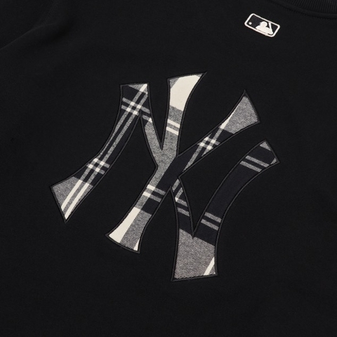 MLB SWEATER CHECK BAG BIG LOGO OVERFIT SWEATSHIRT NEW YORK YANKEES