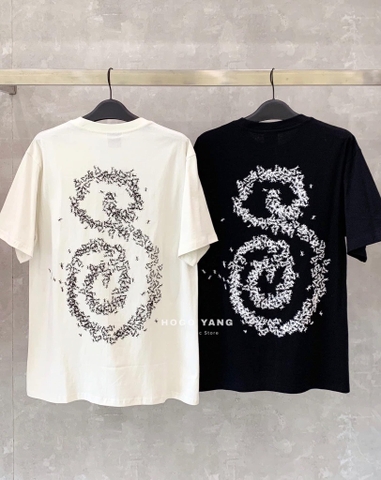 Stussy Ants Pig Dyed Tee Black