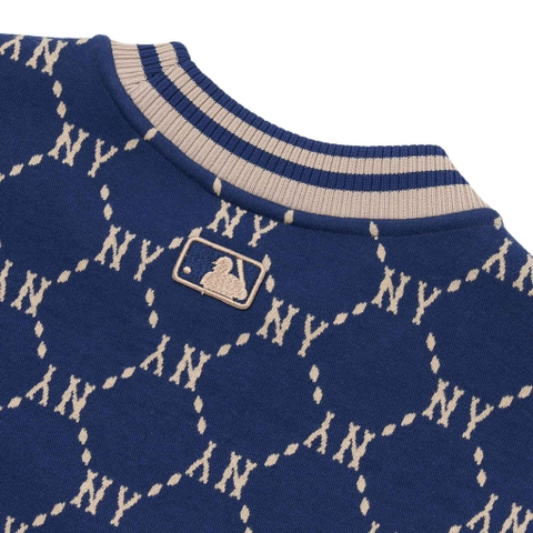 MLB Diamond Monogram Jacquard Overfit Sweatshirt New York Yankees