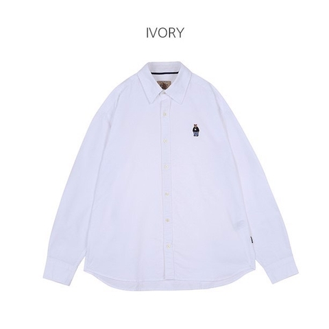 WHOAU Steve Oxford Shirt Ivory