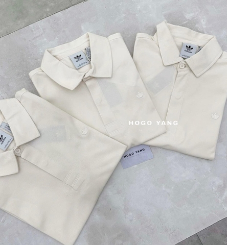 Adidas Premium Essentials Polo Shirt Beige