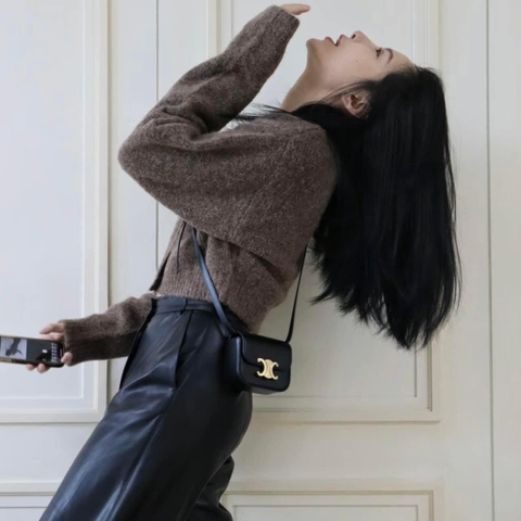 CELINE Mini Triomphe Shoulder Bag