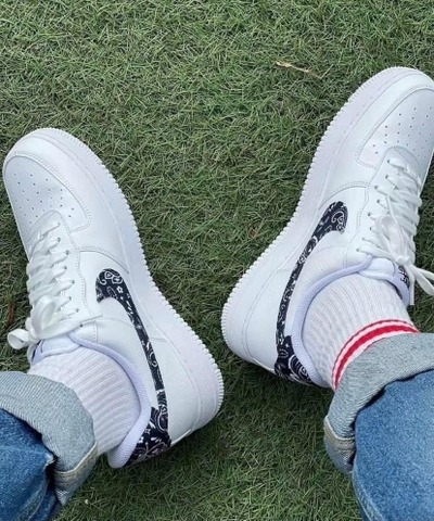 Nike Air Force 1 Low '07 Essential White Black Paisley