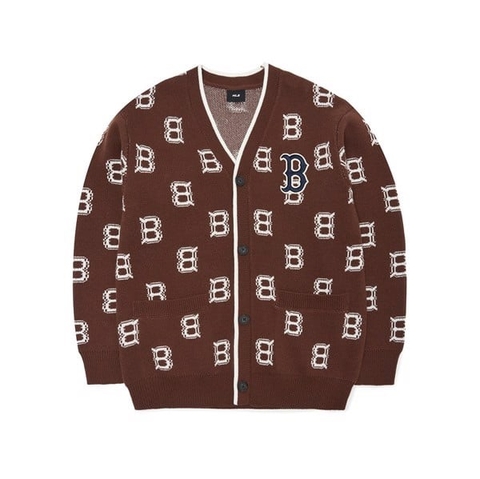 MLB CARDIGAN CLASSIC MONOGRAM CARDIGAN BOSTON REDSOX