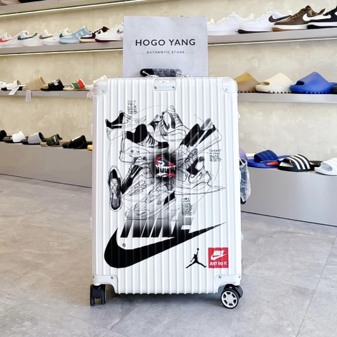Vali Nike Jordan Sneaker Silhouette White Size 26