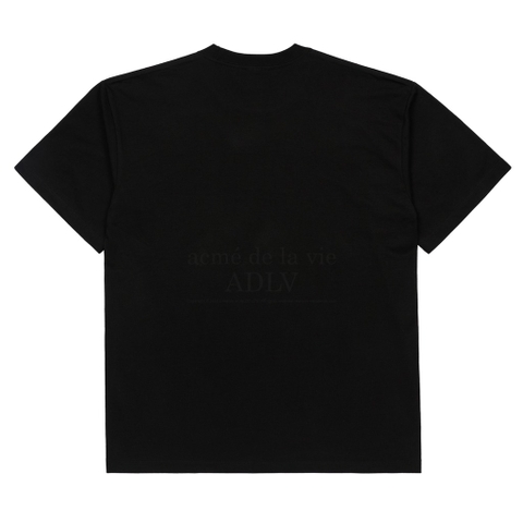 ADLV SCRIPT FLAG LOGO SHORT SLEEVE T-SHIRT BLACK