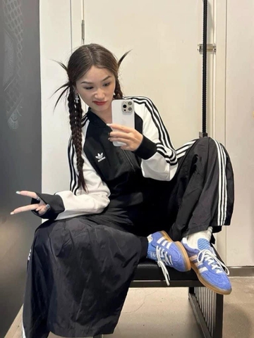 Adidas Adicolor Classics Oversized SST Track Top - Black
