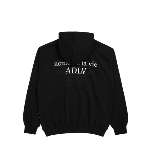 ADLV DTP WINDOW SEAT BABY FACE HOODIE BLACK