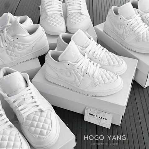 Nike Air Jordan 1 Low Quilted 'White' DB6480-100