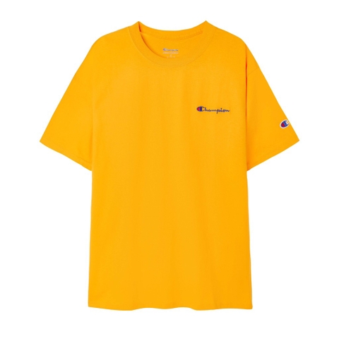CHAMPION DYED EMBROIERED LOGO T-SHIRT