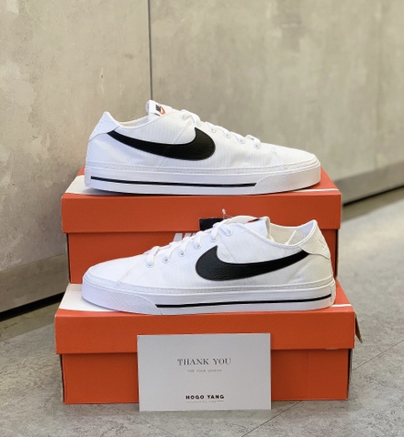 Nike Court Legacy Canvas White Black