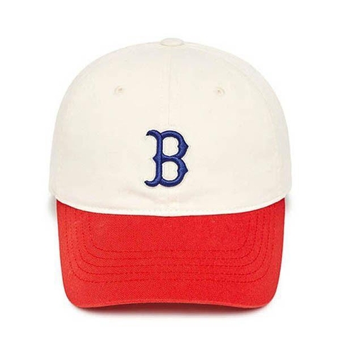 MLB Basic Color Block Unstructured Ball Cap Boston Red Sox 3ACP3303N-43RDS