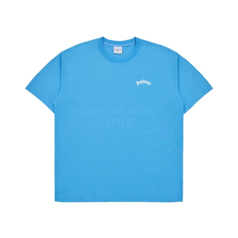 ADLV GOLD CHAIN BEAR DOLL SHORT SLEEVE T-SHIRT BLUE