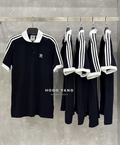 Adidas Polo Adicolor Classics 3-stripes Black [il2501]