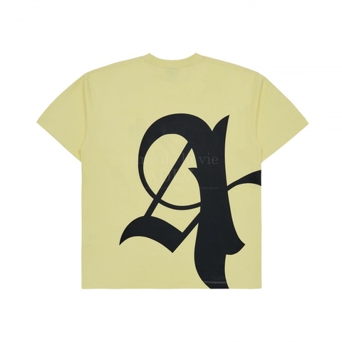 ADLV BIG NEW SYMBOL PRINTING SHORT SLEEVE TSHIRT YELLOW