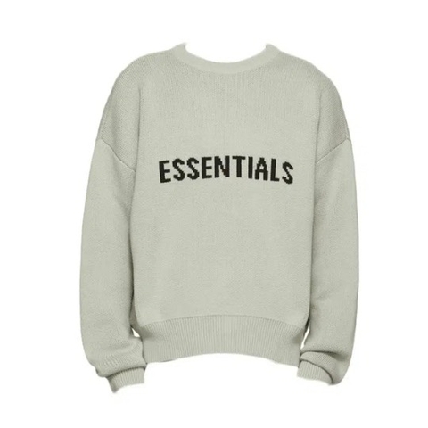 Fear of God Essentials Knit Sweater Concrete