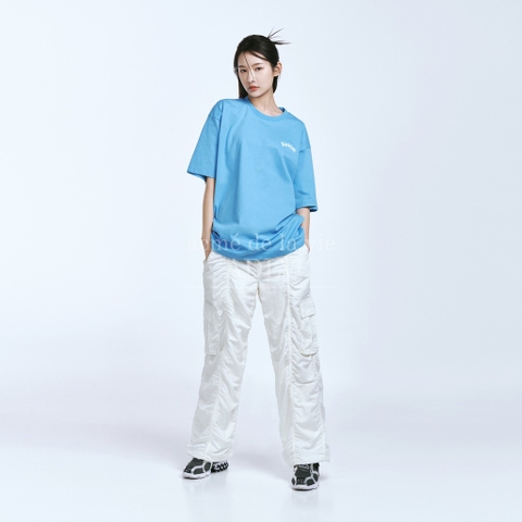 ADLV GOLD CHAIN BEAR DOLL SHORT SLEEVE T-SHIRT BLUE