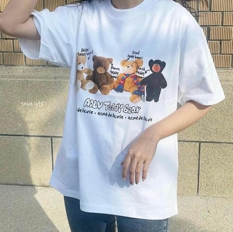 ADLV Teddy Bear Doll Friends White