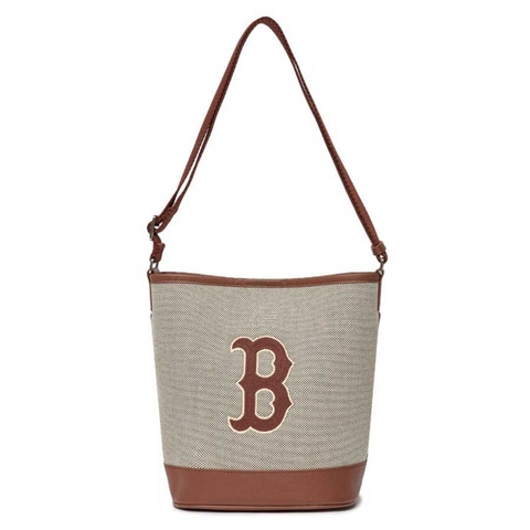 MLB Basic Big Logo Canvas Bucket Bag 3ABMS072N-43BRD