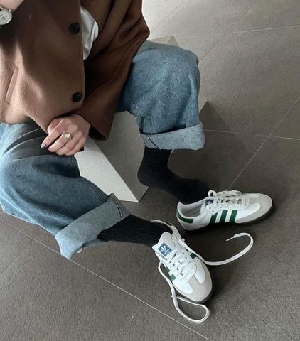 Adidas Samba OG White Green IG1024