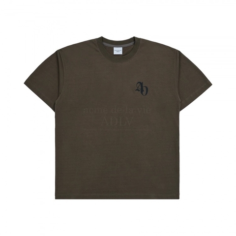 ADLV BIG NEW SYMBOL PRINTING SHORT SLEEVE TSHIRT CACAO