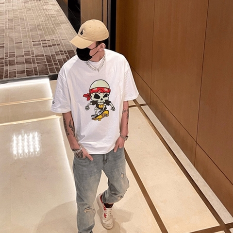Drew House Hearty Vintage SS Tee White