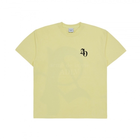 ADLV BIG NEW SYMBOL PRINTING SHORT SLEEVE TSHIRT YELLOW