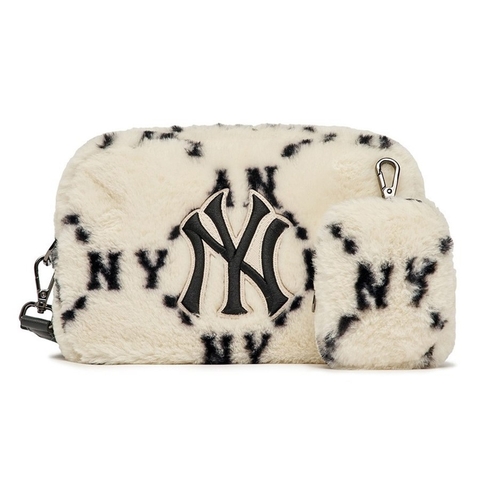 MLB Dia Monogram Fur Cross Bag New York Yankees 3ACRM1026-50CRS