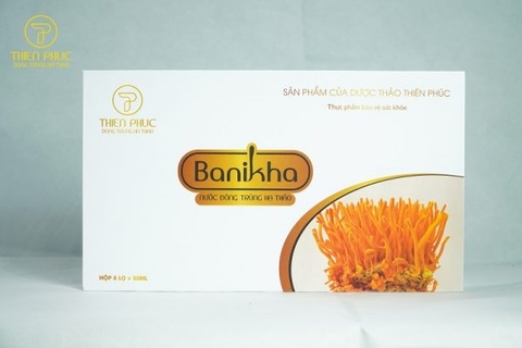 Nước Đông Trùng Hạ Thảo Banikha (dạng chai)
