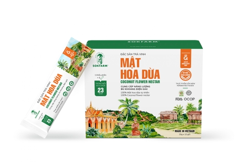 Mật hoa dừa SokFarm Gói Stick 15g x 12 gói