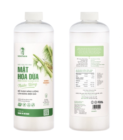Nước uống mật hoa dừa 1l