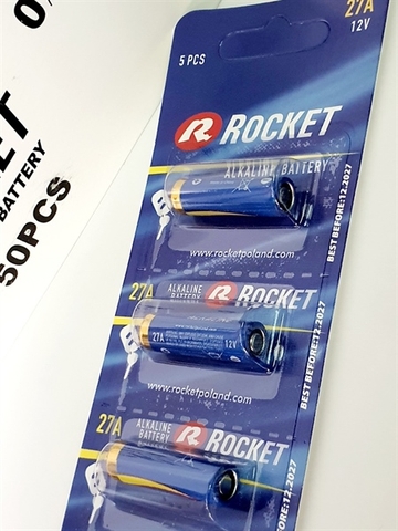 PIN ROCKET A27 12V (VIÊN)