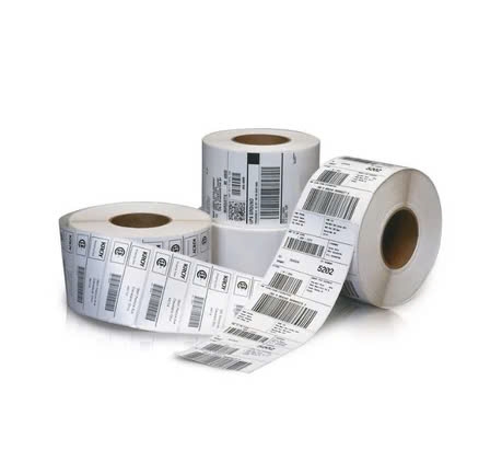 GIẤY IN MÃ VẠCH 1 TEM (30mmX40mm) 25 mét (CUỘN)