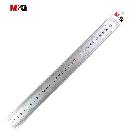 THƯỚC NHÔM 30CM M&G (CÂY)
