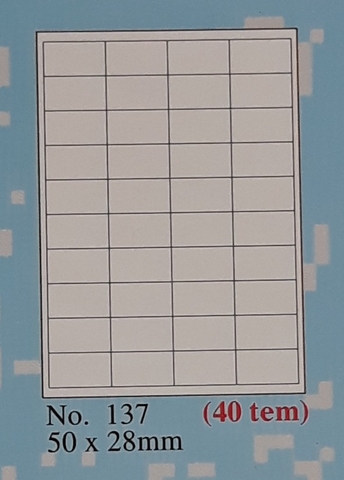 GIẤY DÁN TOMMY A4 137 (HỘP)