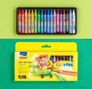 SÁP MÀU TL 18 MÀU DOREMON (HỘP)